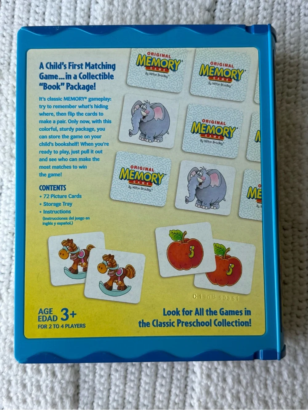 Milton Bradley Memory Game